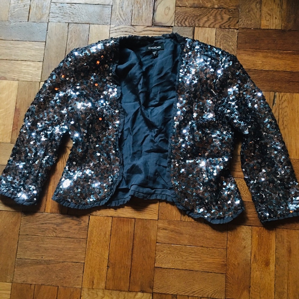 Bebe sequin jacket.